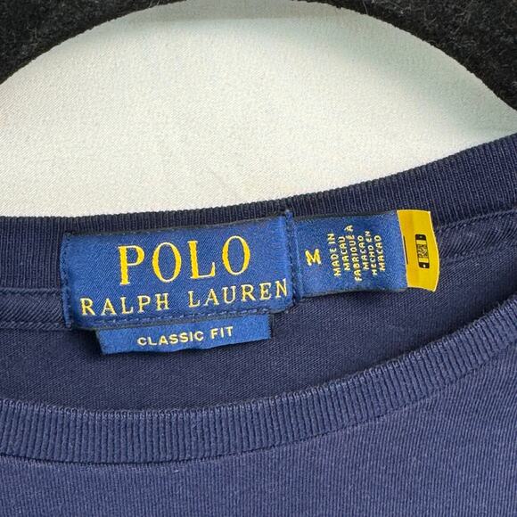 Ralph Lauren women’s medium polo navy T-shirt - Picture 3 of 7